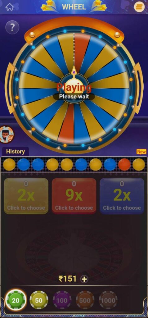 Yoswin Wheel game