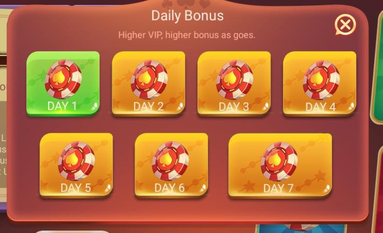 Rummy Modern app Daily Bonus