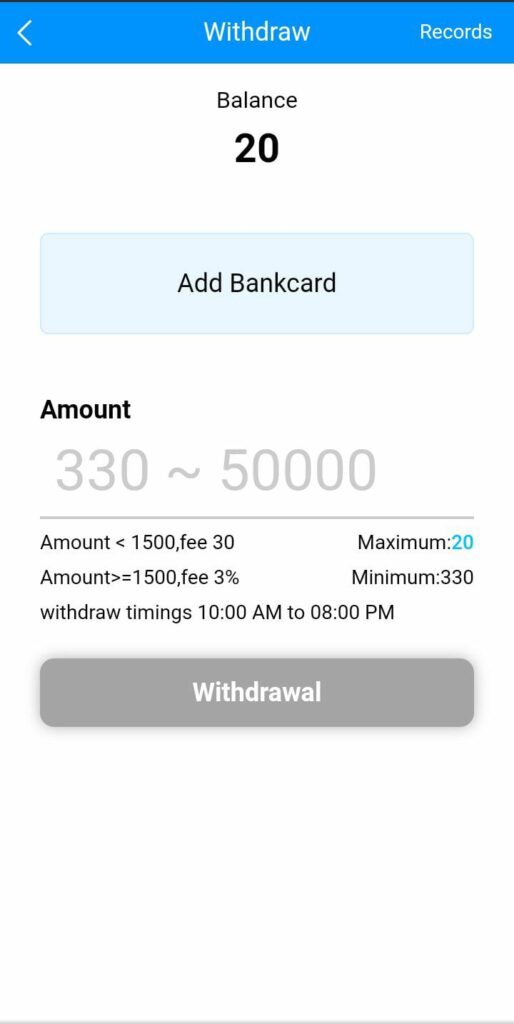 Fluxwin app withdraw